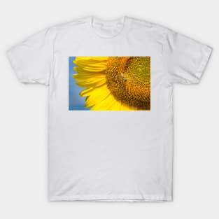 Sunflower with bee. T-Shirt